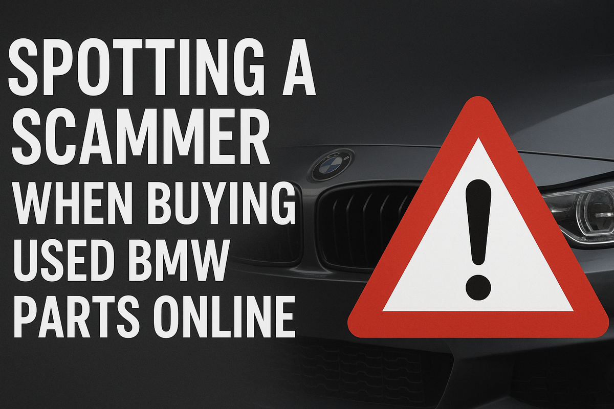 Avoid Getting Scammed: How To Spot a Scammer When Buying Used BMW Parts Online