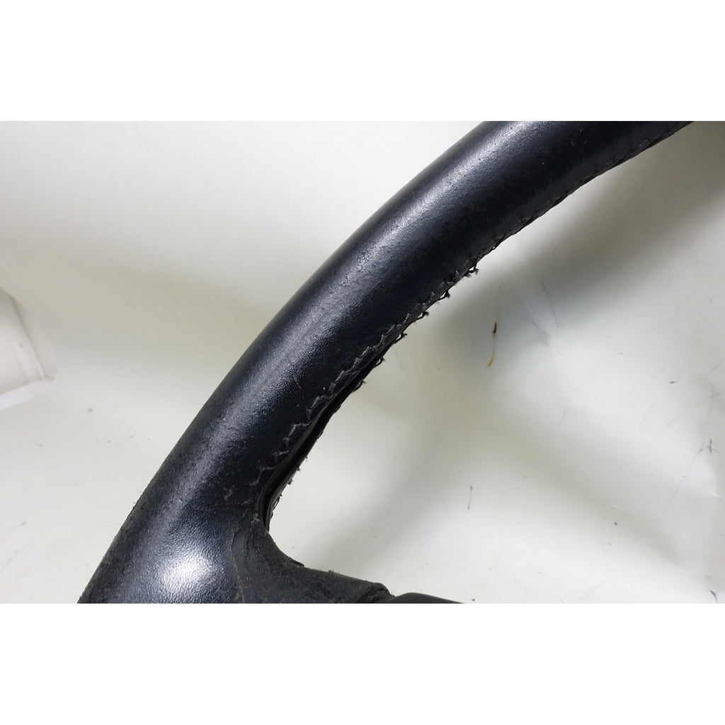 Damaged 84-93 BMW E30 3-Series E28 E24 Sports Leather Steering Wheel 385mm OEM