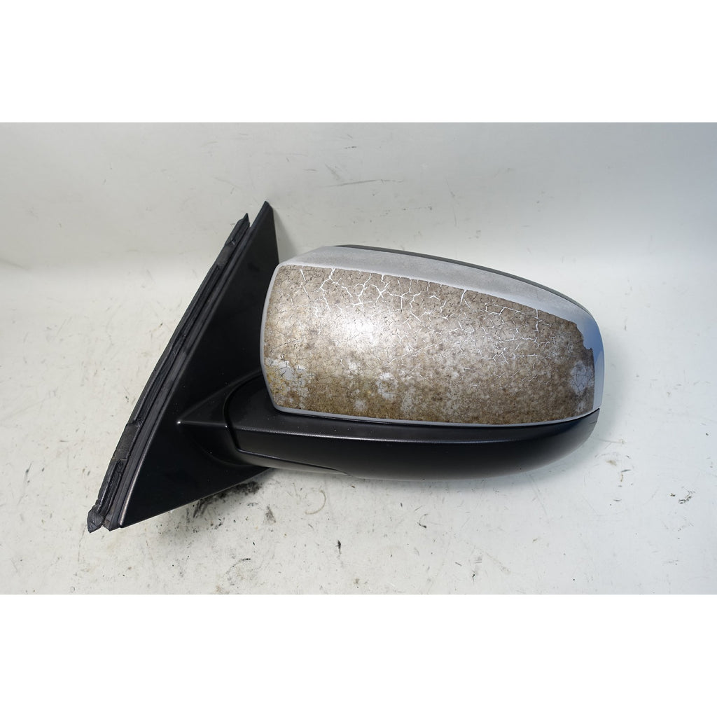 2007-2013 BMW E70 X5 SAV Left Outside Power-Fold Side Mirror Titanium Silver OEM