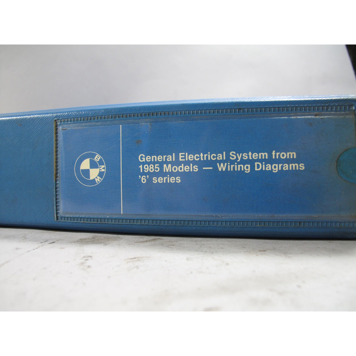 Original BMW General Electrical System Wiring Diagrams For 6 series 1985 +