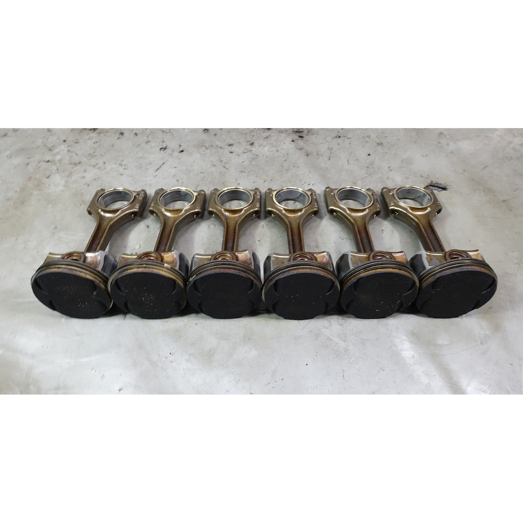 01-06 BMW M54 2.5L 6-Cylinder Engine Piston and Connecting Rod Set of 6 OE