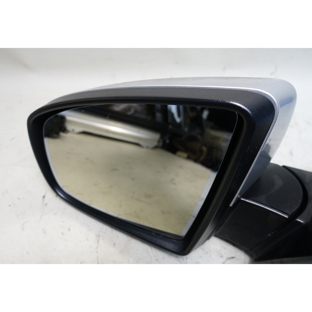 2007-2013 BMW E70 X5 SAV Left Outside Power-Fold Side Mirror Titanium Silver OEM