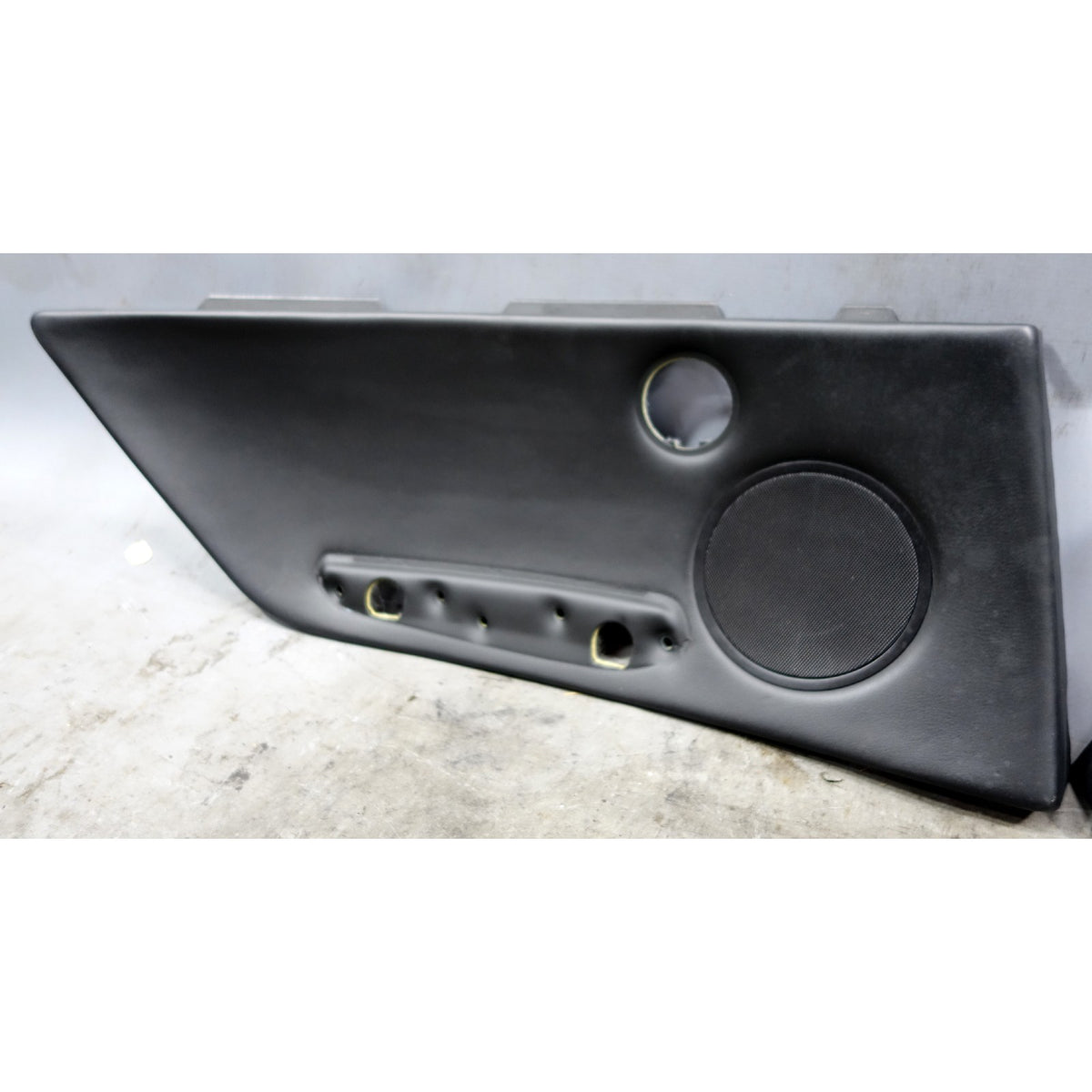 01-06 BMW E46 M3 Convertible Rear Lateral Interior Trim Insert Black Leather OEM