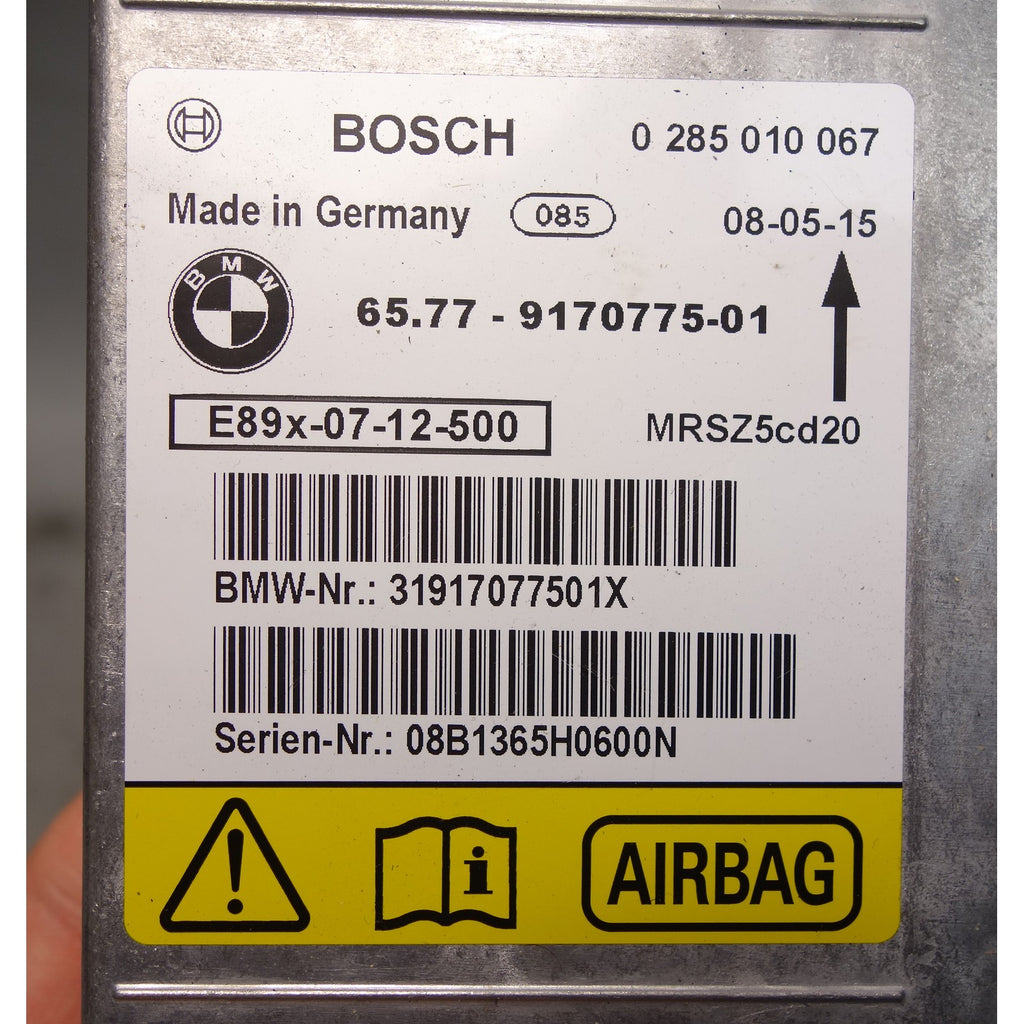 BMW E82 1-Series Coupe SRS Sensor Control Unit Module 128i 135i OEM