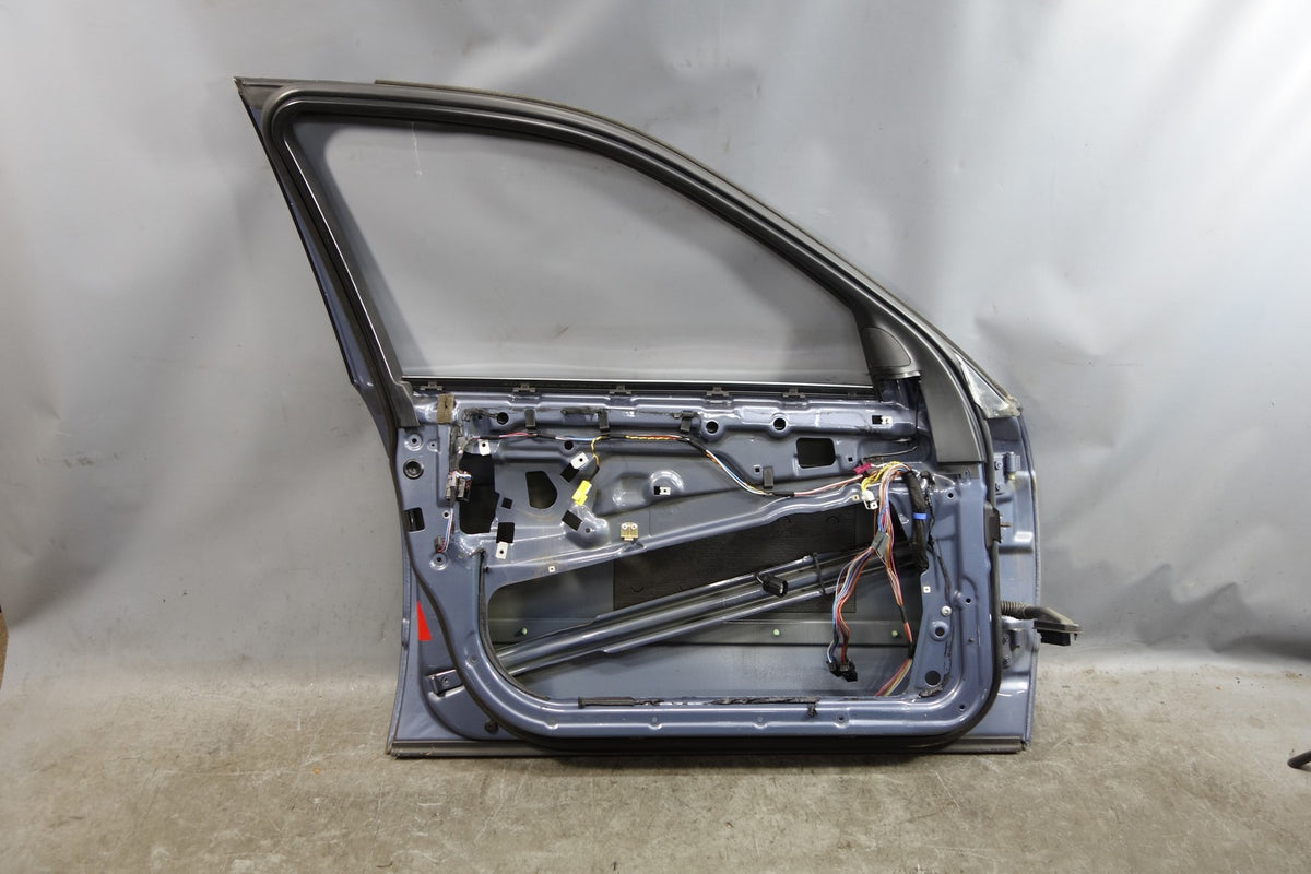 1997-2003 BMW E39 5-Series Left Front Drivers Door Shell Steel Blue OEM