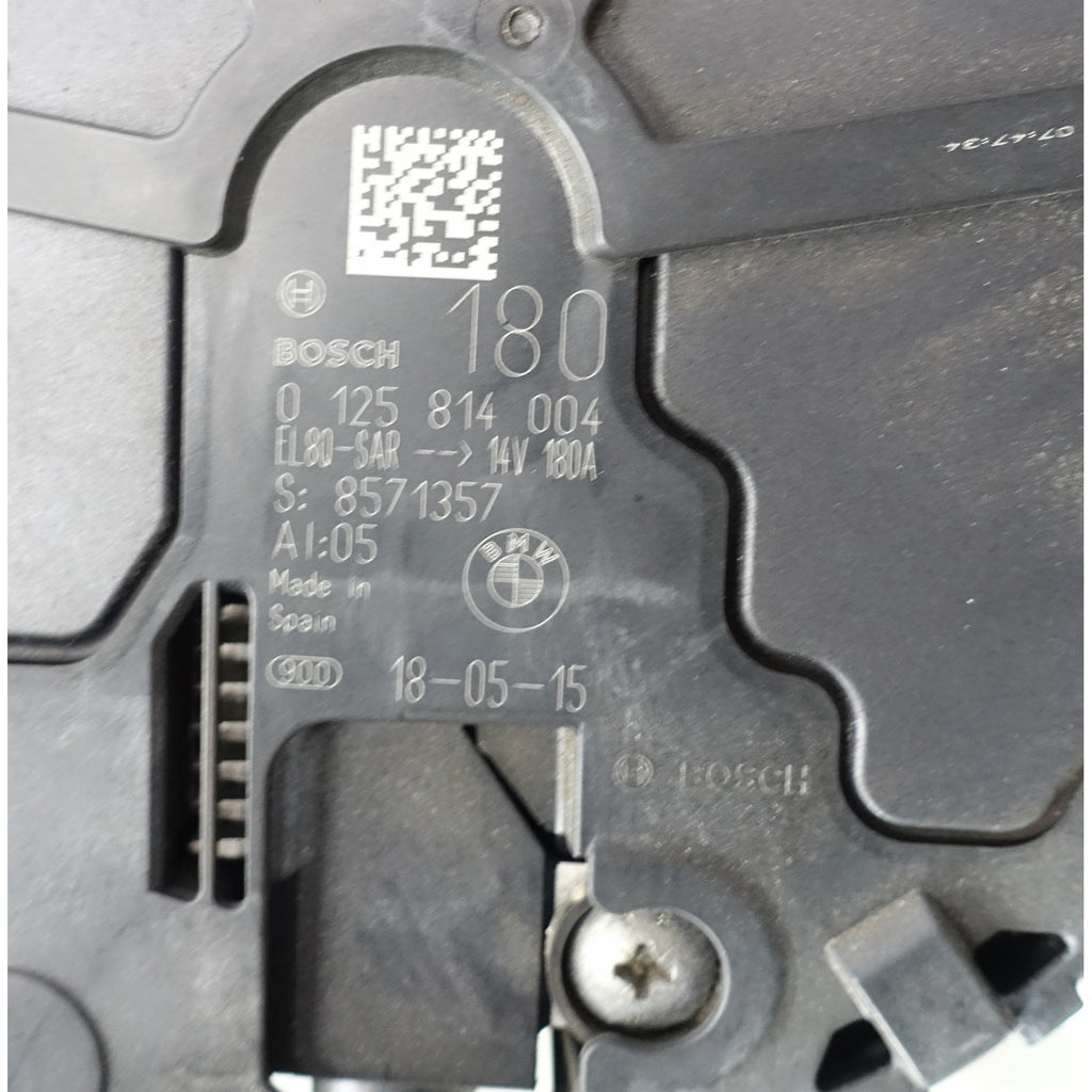 16-20 BMW G30 540i F30 340i B58 6-Cyl Factory 180 Amp Alternator Generator OEM