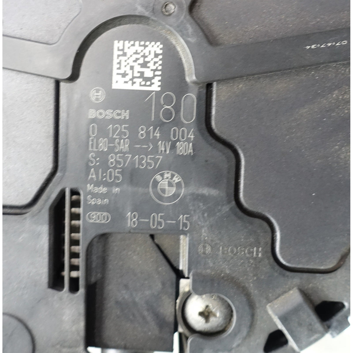16-20 BMW G30 540i F30 340i B58 6-Cyl Factory 180 Amp Alternator Generator OEM