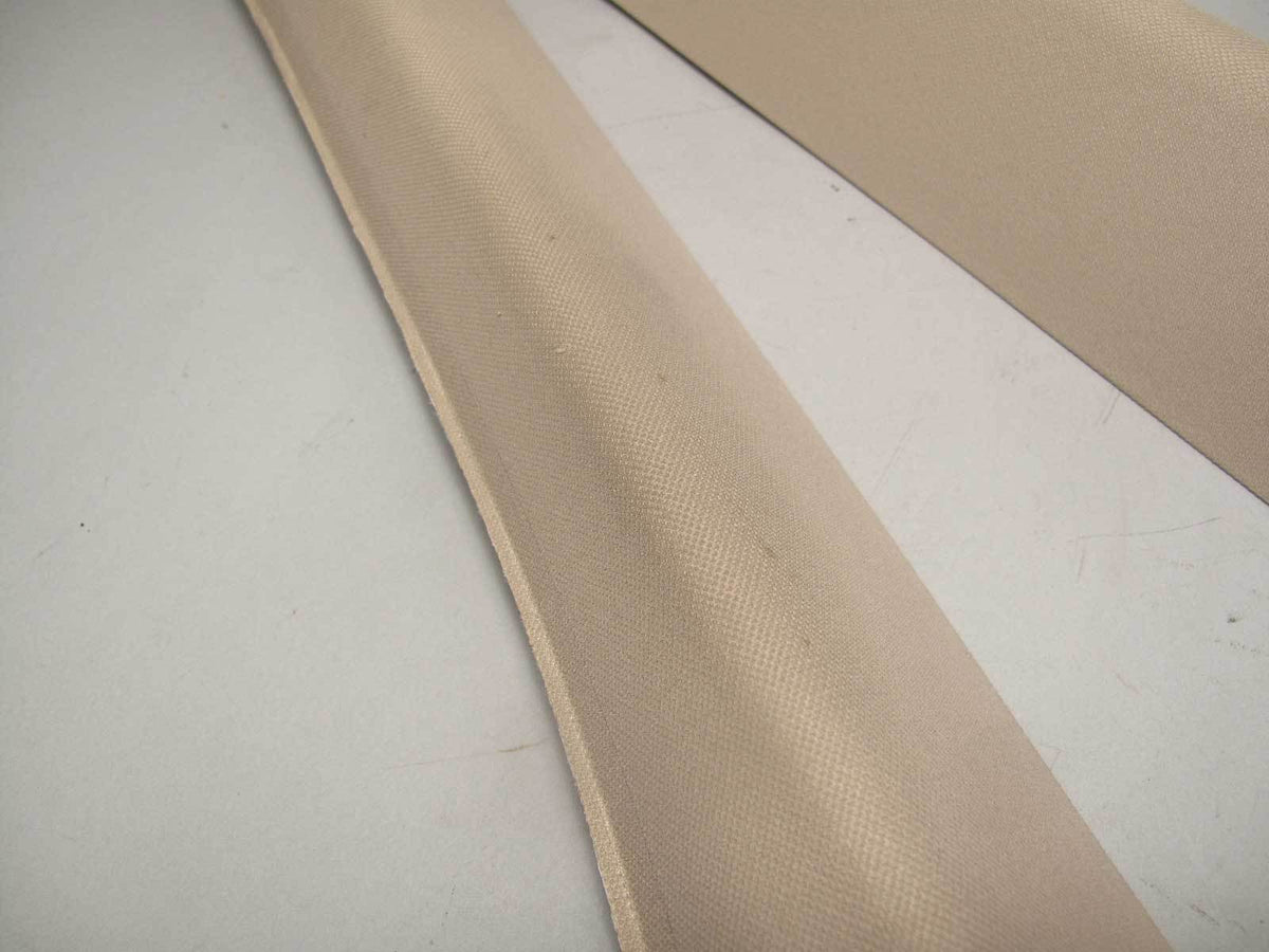 2011-2016 BMW F10 5-Series Front Windshield A- Pillar Column Covers Beige OEM