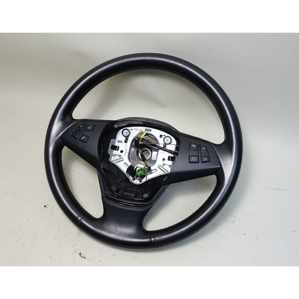 2010-2013 BMW E70 X5 SAV Factory Leather Steering Wheel w Multifunction Buttons