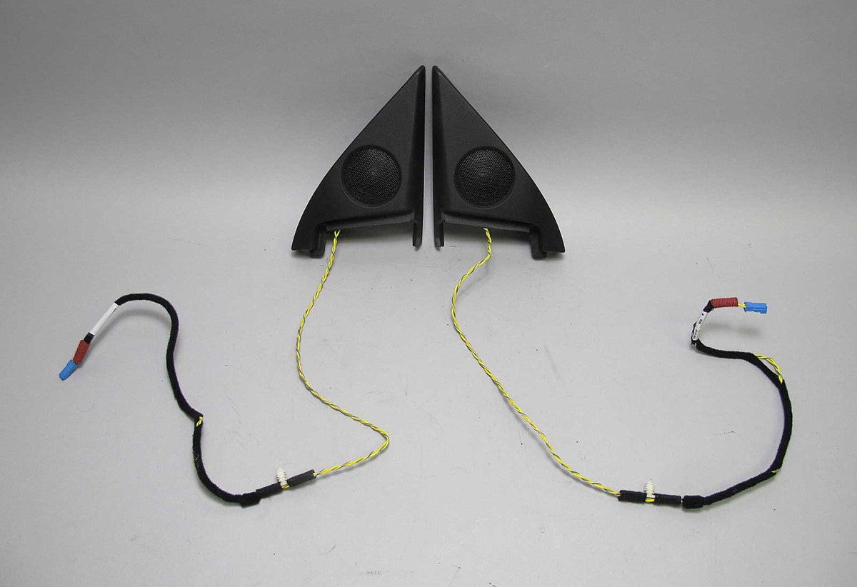BMW E63 E64 6-Series Factory Individual Audio Front Door Tweeter Speaker Pair OE