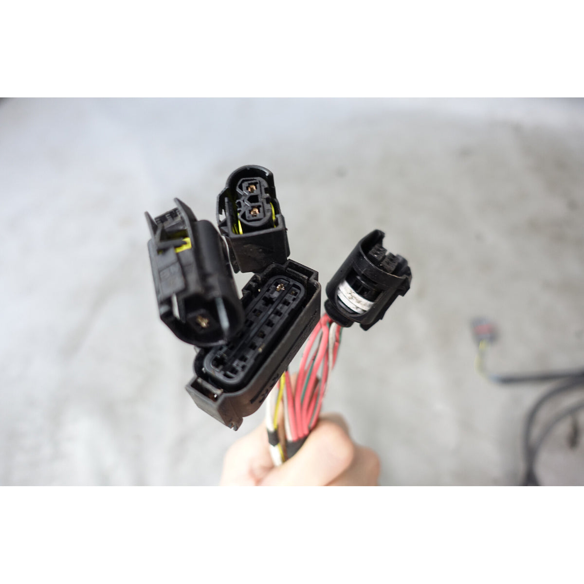 Damaged 2013 BMW F10 535i N55 Factory Wiring Harness for Manual Transmission OEM
