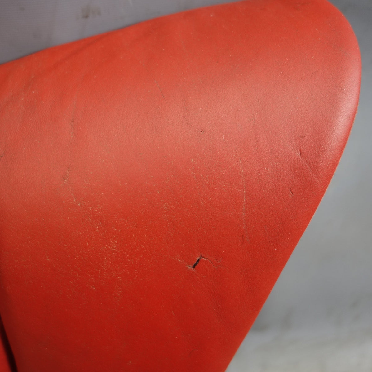 2009-2011 BMW E88 1-Series Convertible Rear Seat Bottom Cushion Red Leather OEM