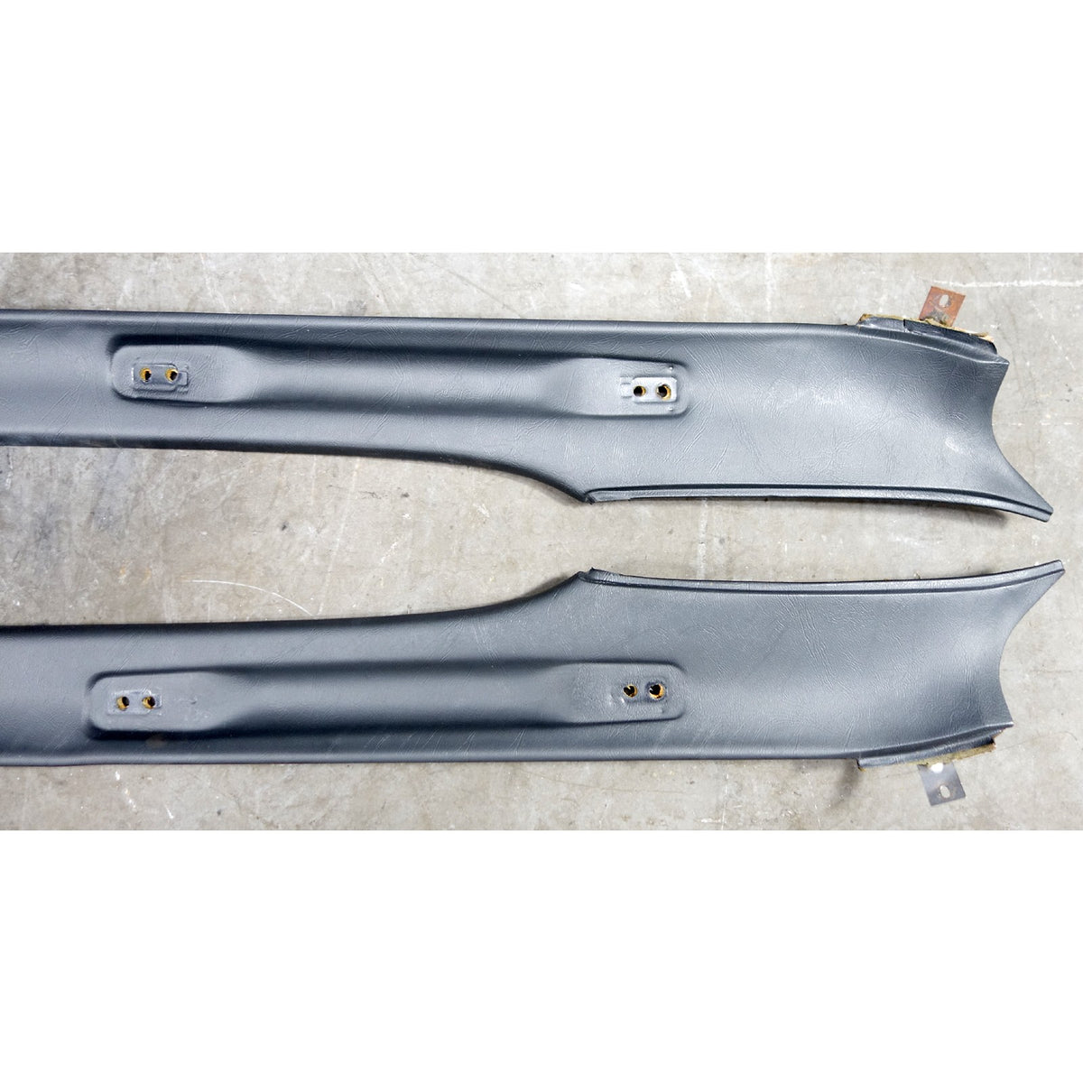 1978-1987 BMW E23 7-Series Interior Upper Headlining Cover Trim Pair Black OEM