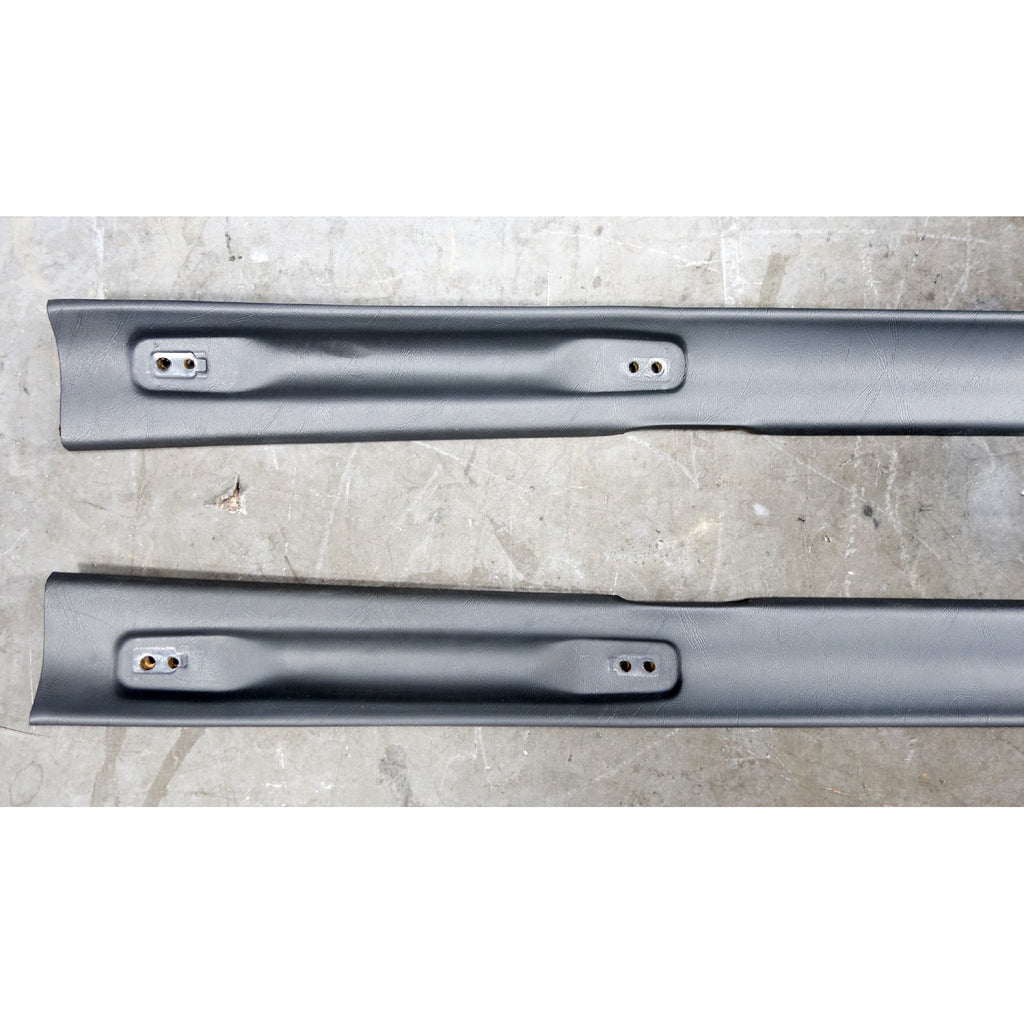 1978-1987 BMW E23 7-Series Interior Upper Headlining Cover Trim Pair Black OEM