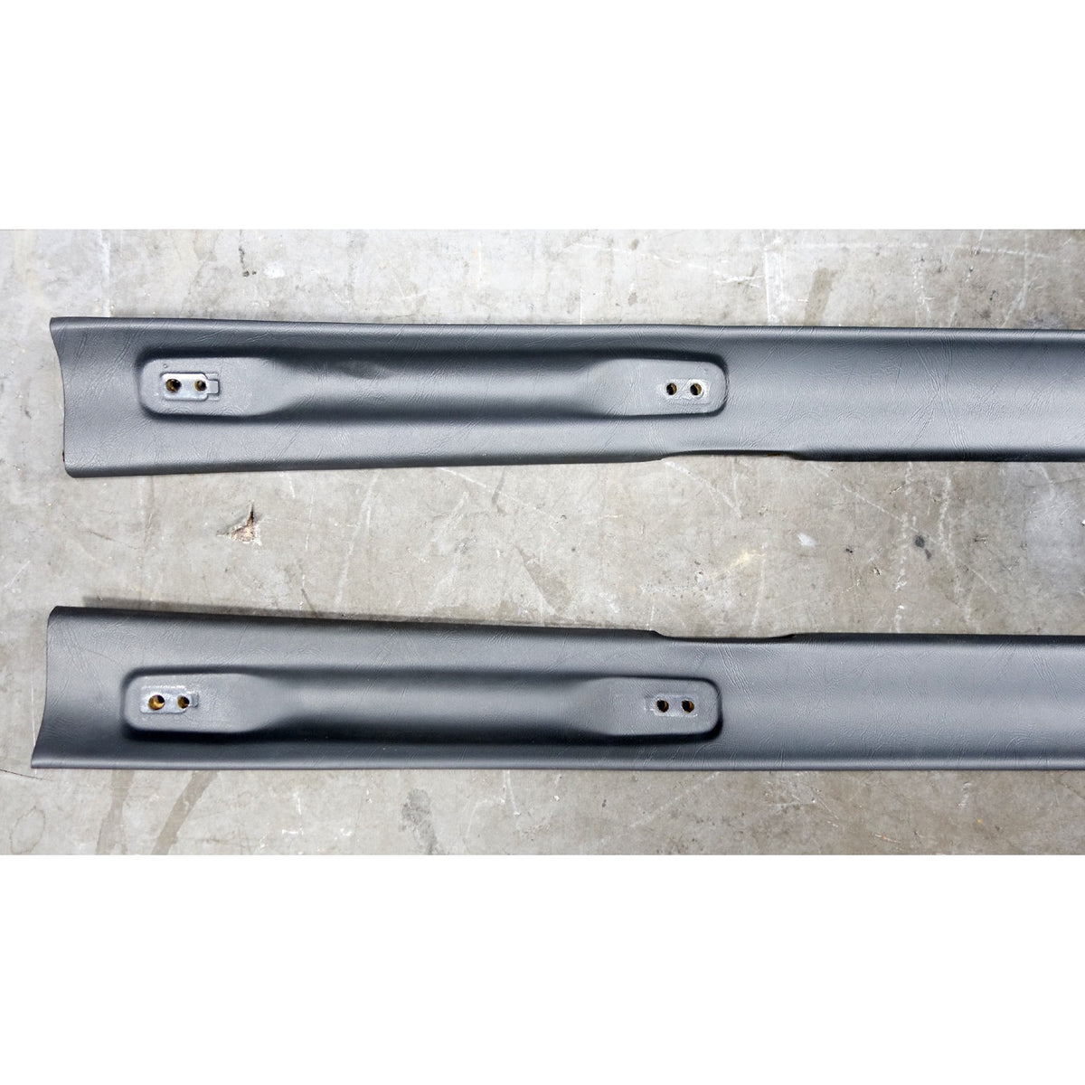1978-1987 BMW E23 7-Series Interior Upper Headlining Cover Trim Pair Black OEM