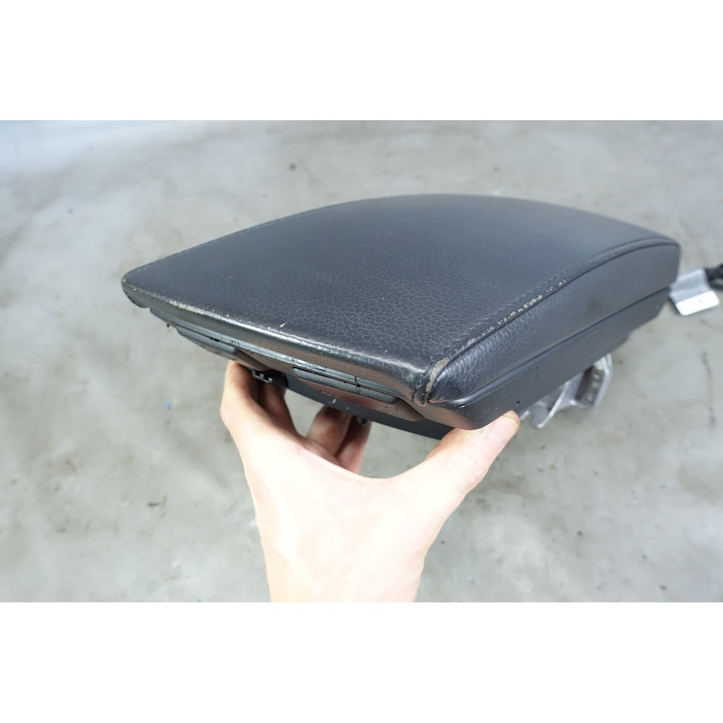 2004-2006 BMW X3 E83 Front Center Armrest Black Leather Factory OEM
