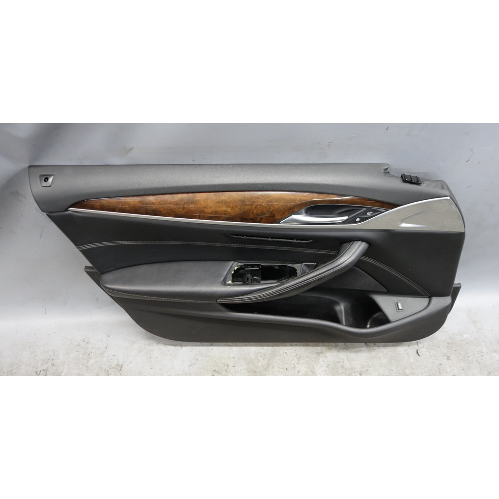 2017-2020 BMW G30 5-Series Front Left Door Trim Panel Card Black Napa OEM