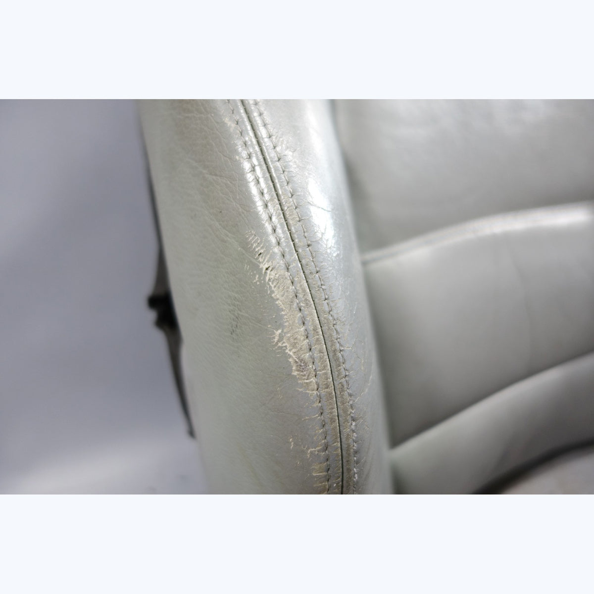 00-06 BMW E46 3-Series Vert Right Passenger Sport Seat Backrest Grey Leather OEM