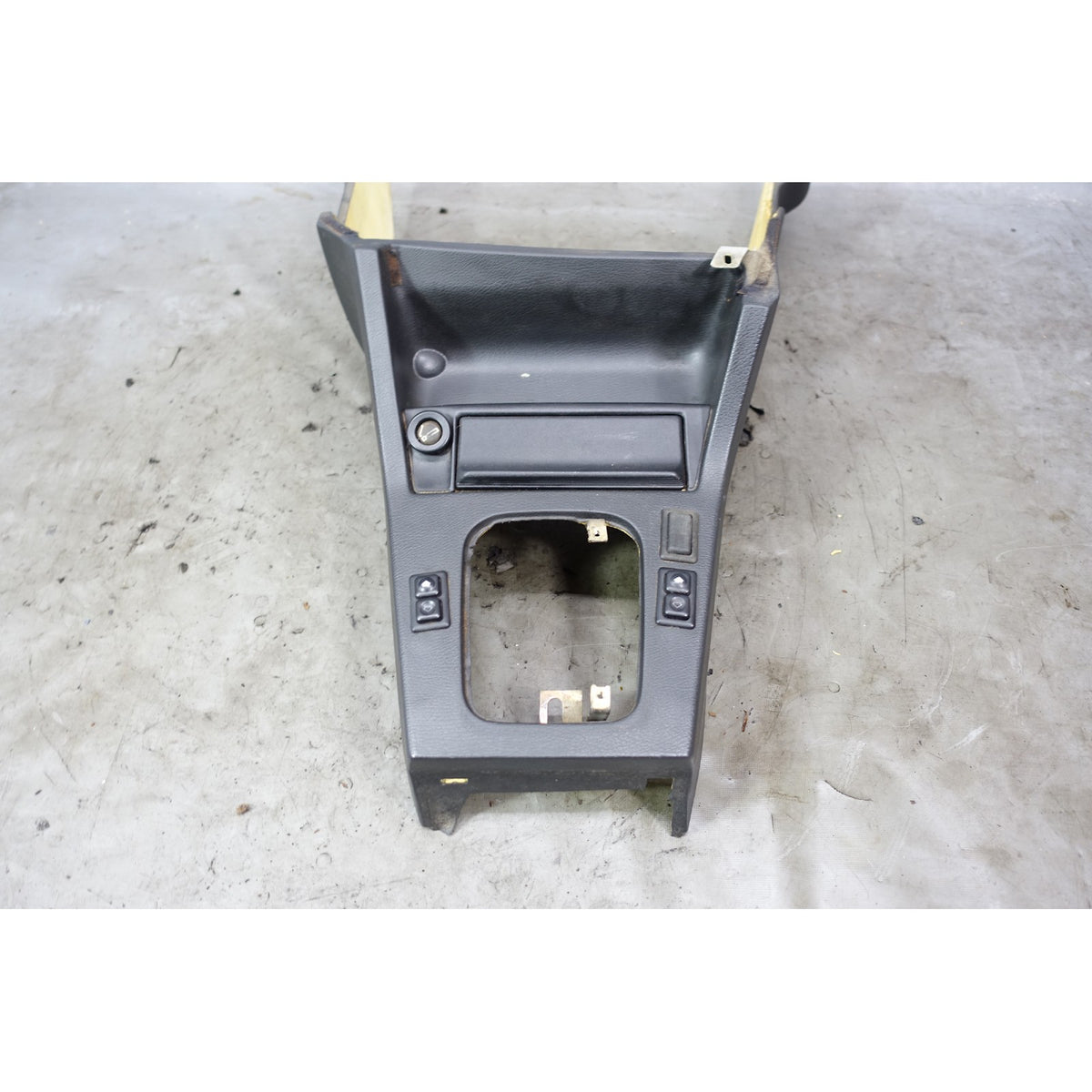 BMW E30 3-Series Coupe Front Storing Partition Console Electric Window Black OE