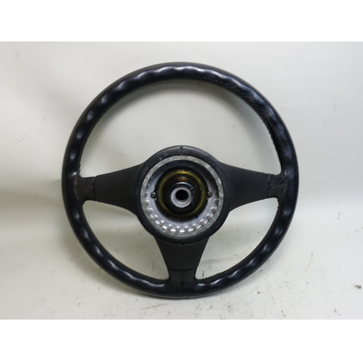 Damaged 84-93 BMW E30 3-Series E28 E24 Sports Leather Steering Wheel 385mm OEM