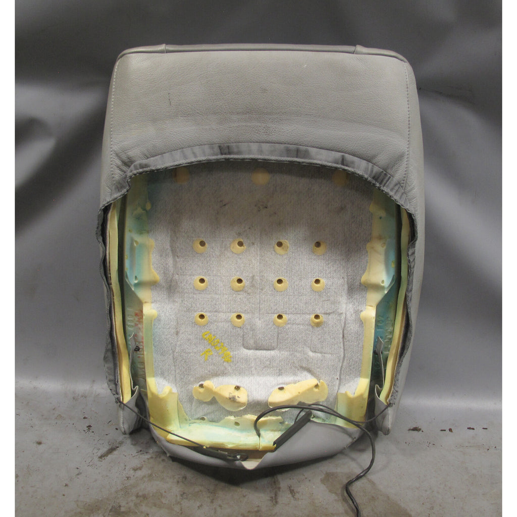 00-02 BMW E53 X5 Right Front Passenger Seat Backrest Cushion Grey Leather OEM