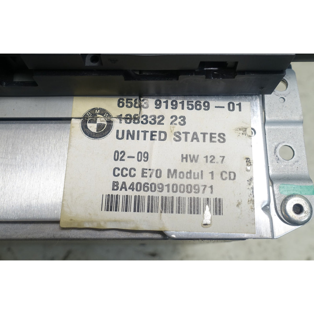 2007-2009 BMW E70 X5 CCC CD Radio Head Unit Navigation Drive OEM