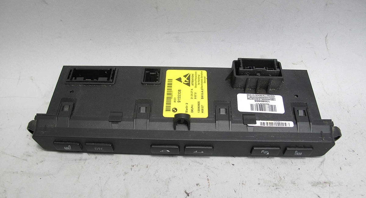 BMW E64 6-Series Convertible Early Front Center Console Switch Unit Heat PDC OEM