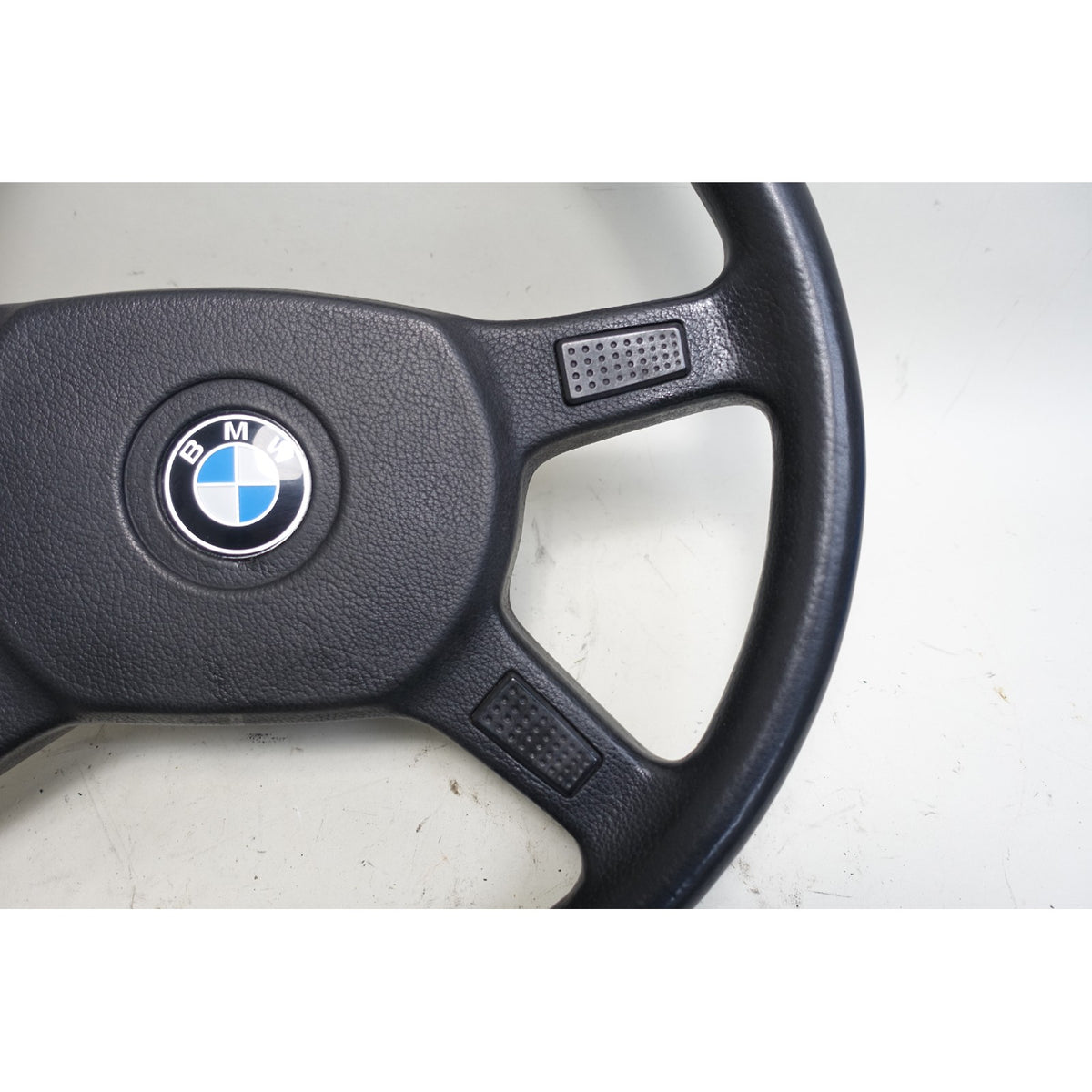 Damaged 1984-1993 BMW E30 3-Series Factory Vinyl 4-Spoke Steering Wheel OEM