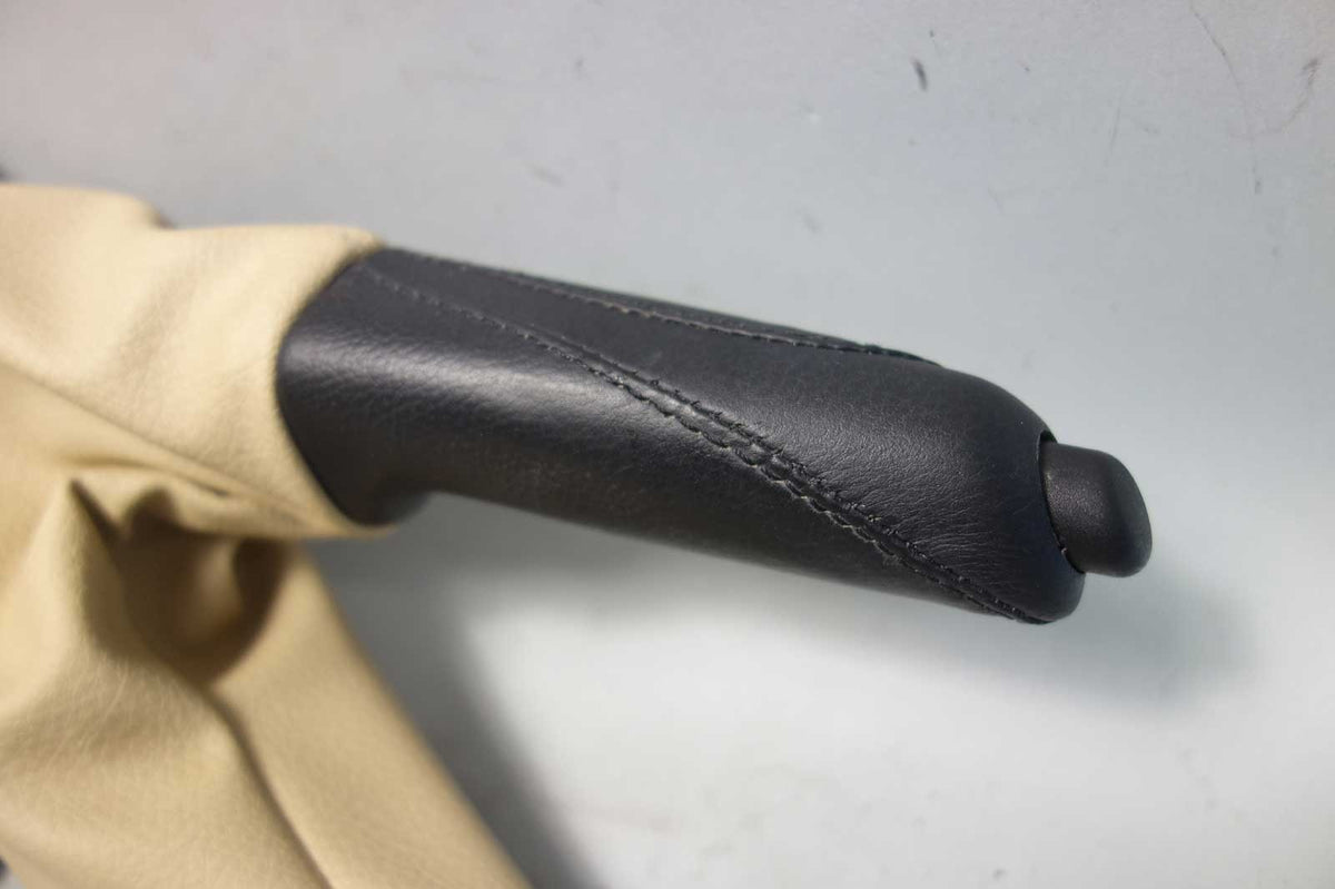 2012-2017 BMW F30 3-Series Emergency Hand Brake Lever w Beige Vinyl Boot OEM