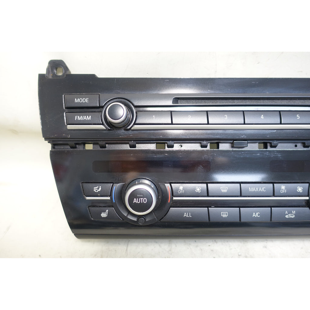 Damaged 11-16 BMW F10 5-Series Automatic Climate Control w Radio Head Unit