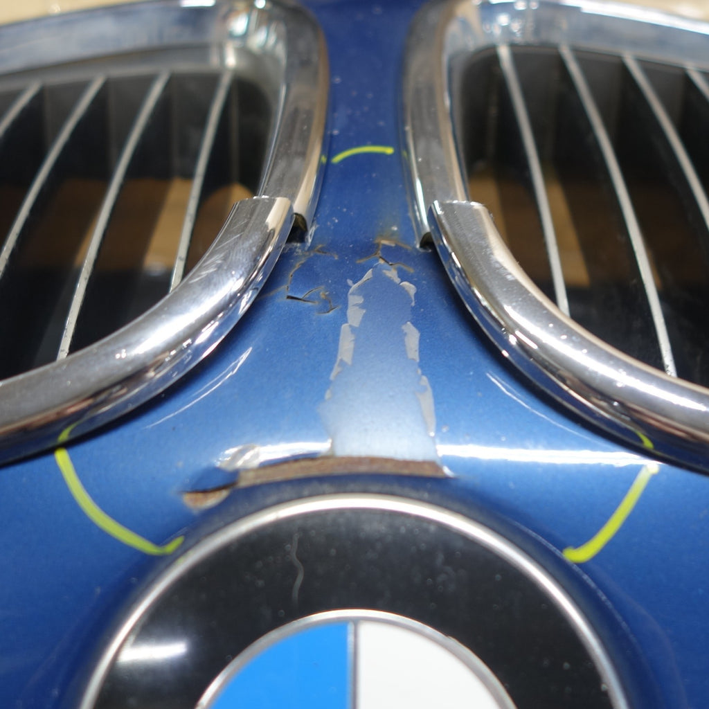 Damaged 96-02 BMW Z3 Roadster Coupe Hood Bonnet Engine Cover Panel Topaz Blue OE