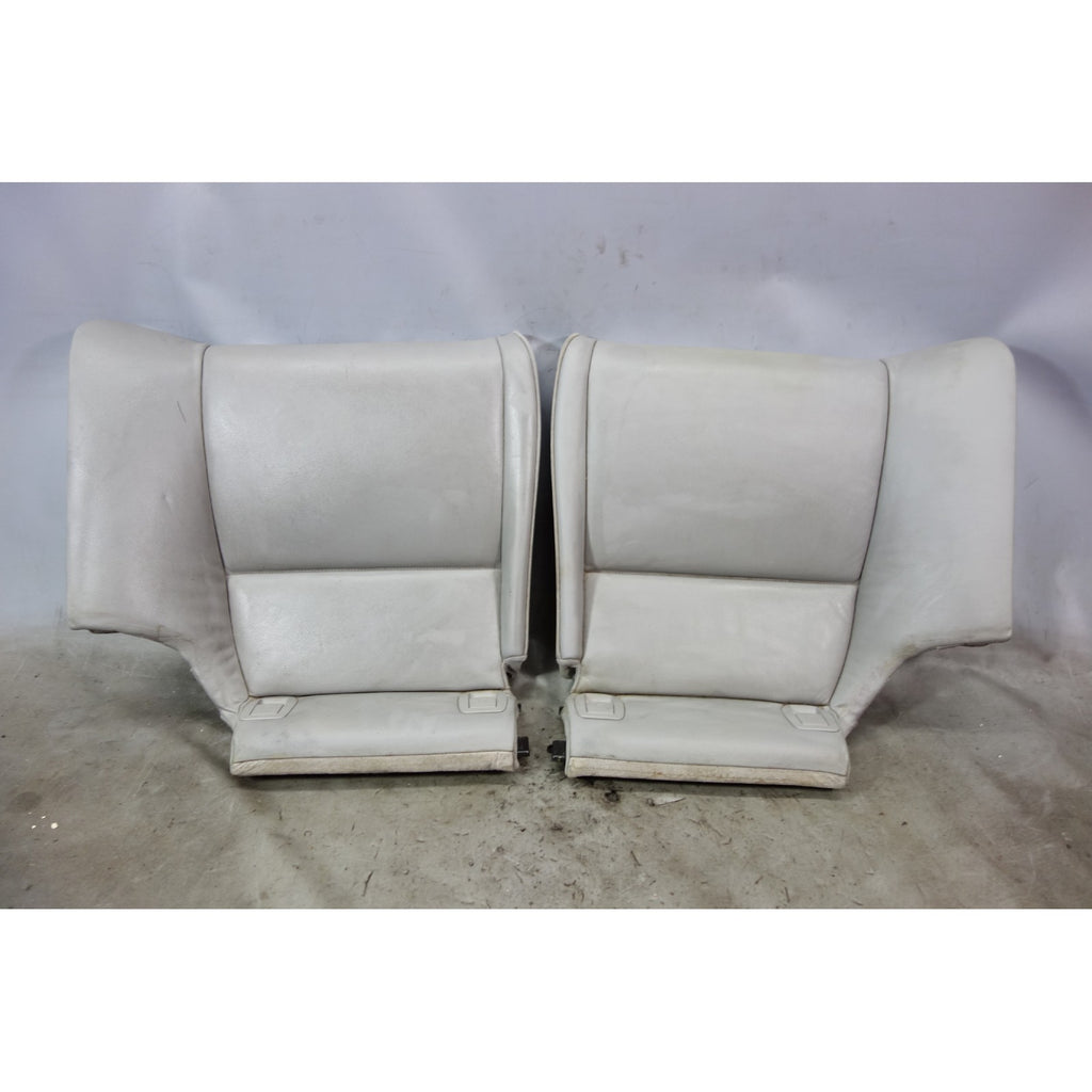 2007-2009 BMW E92 3-Series Coupe Rear Seat Bottom Buckets Grey Leather OEM