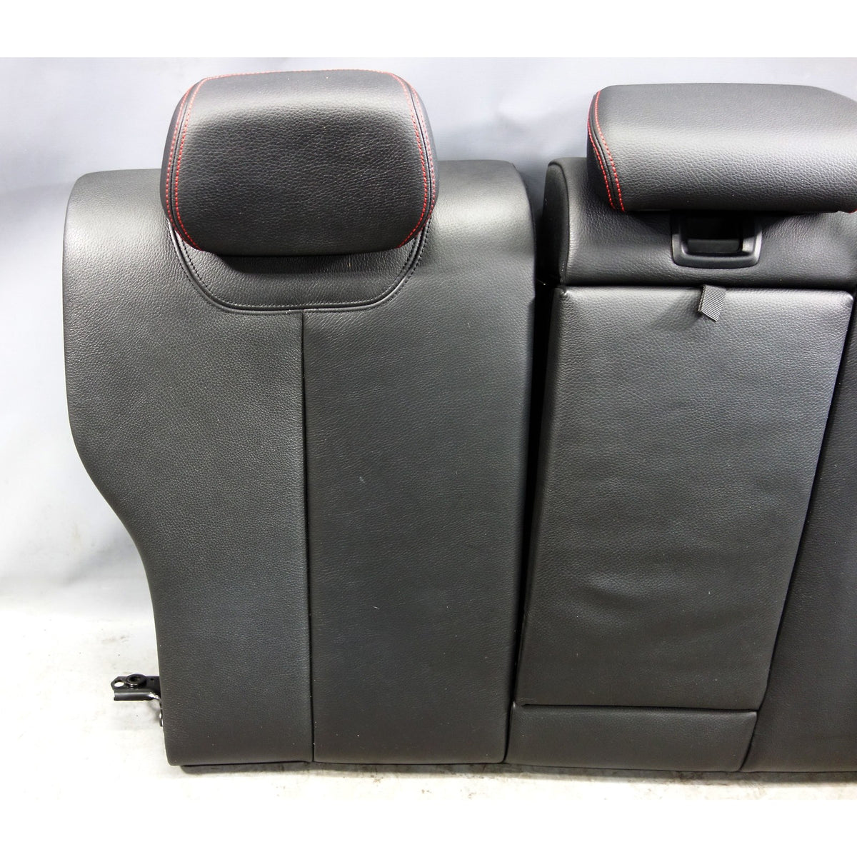 12-19 BMW F30 3-Series Sedan Rear Folding Seat Backrest Black Leather Red Accent
