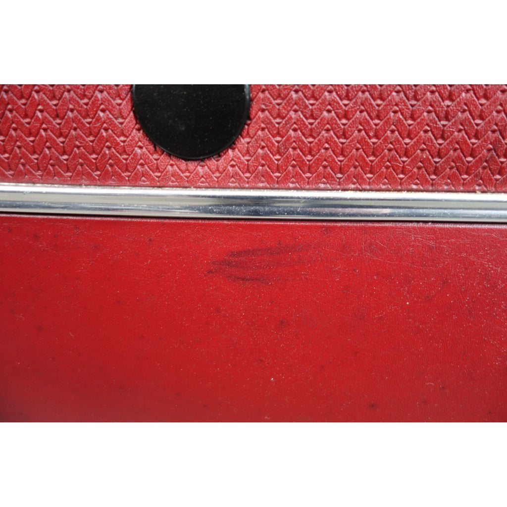 69-74 BMW E3 3.0 Sedan Rear Interior Door Card Trim Panel Pair Red OEM