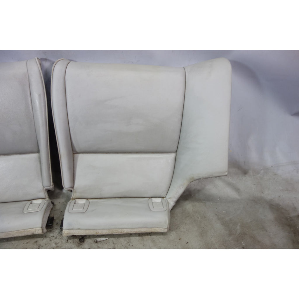 2007-2009 BMW E92 3-Series Coupe Rear Seat Bottom Buckets Grey Leather OEM