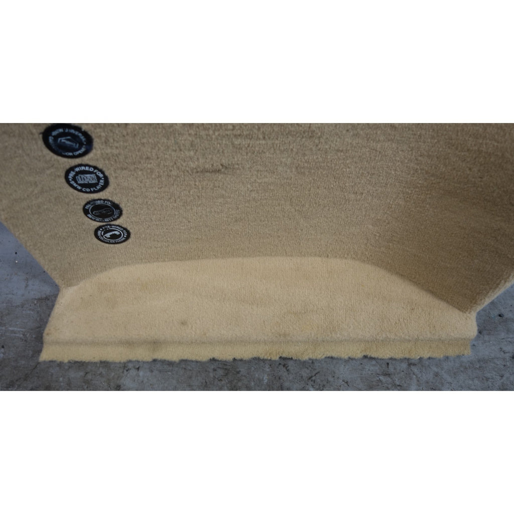 00-05 BMW E46 Touring Wagon Left Rear Trunk Side Trim Carpet Panel Beige OEM