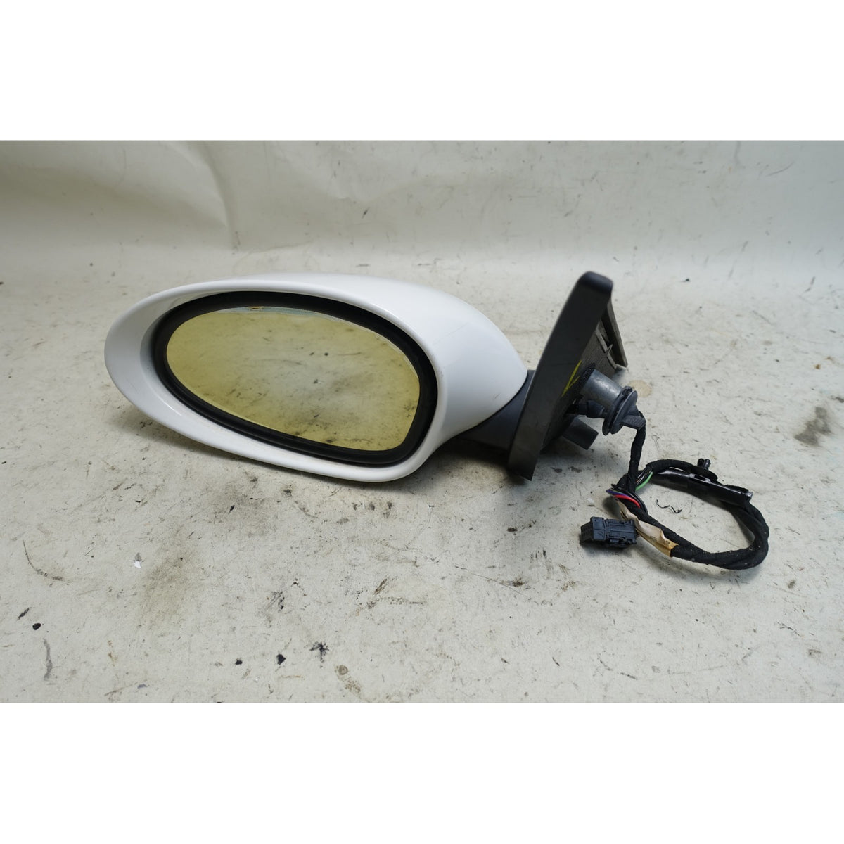 Damaged BMW Z4 E85 E86 Driver Left Mirror Alpine White 2003-2008 Factory OEM