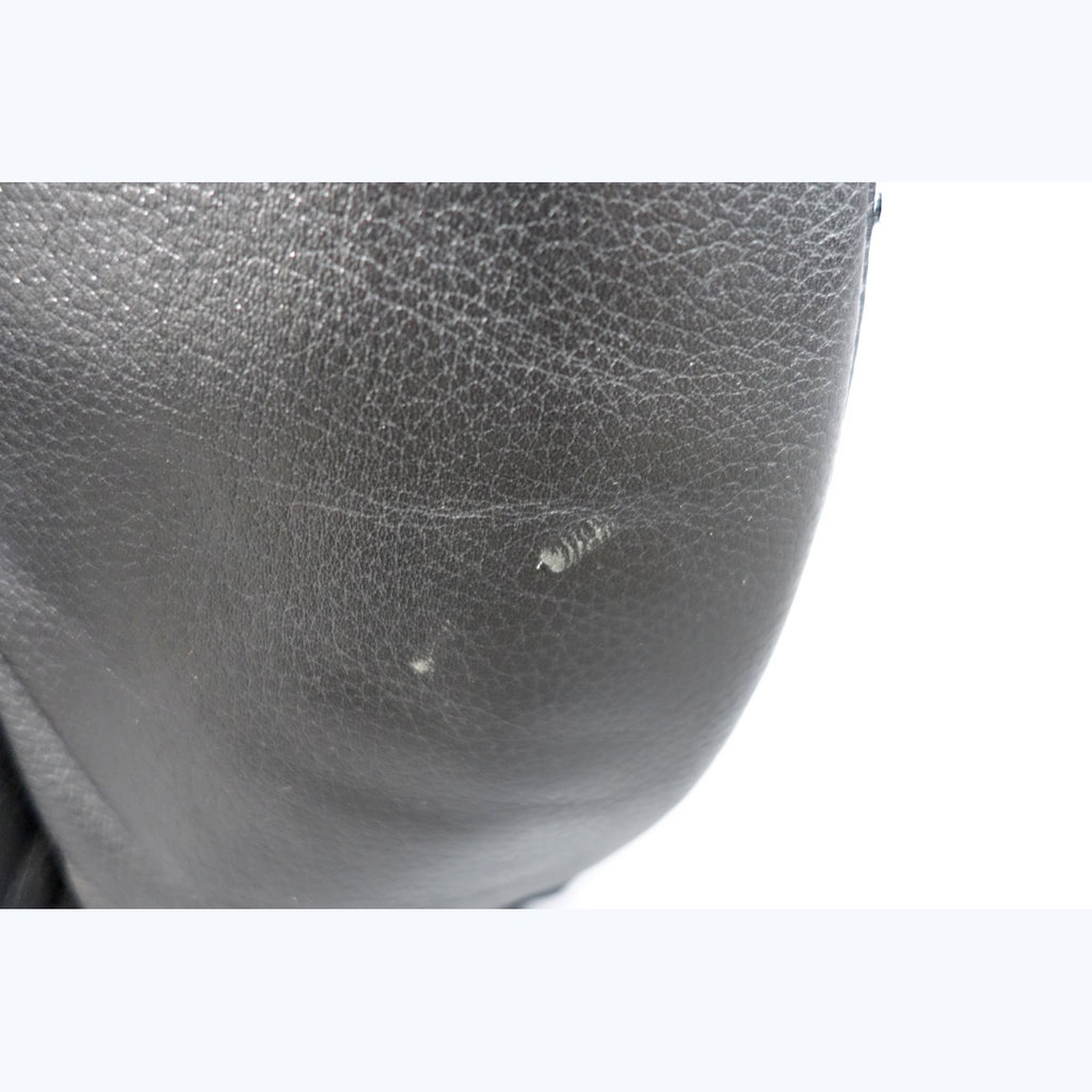 2004-2010 BMW E60 5-Series E61 Front Seat Back Rest Pad Black Leather Heated OE