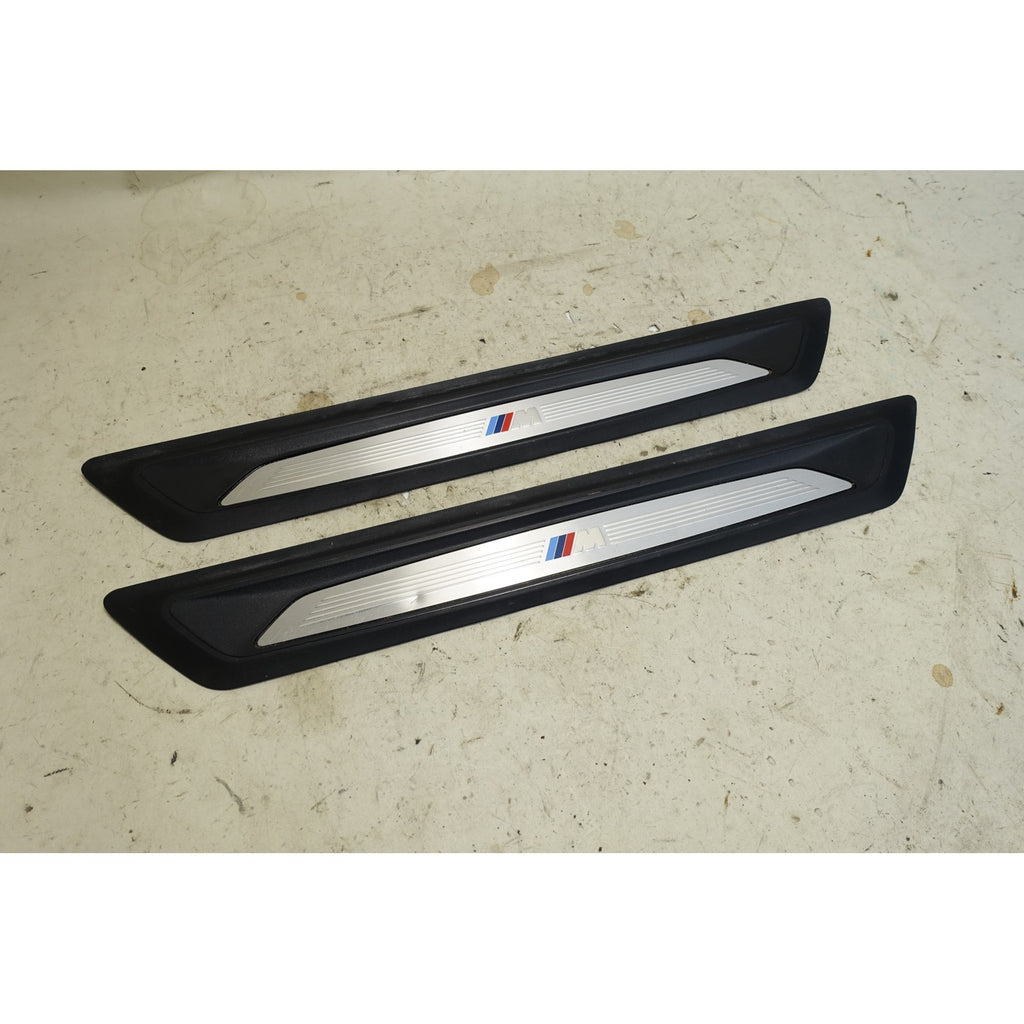 BMW F30 3-Series F34 F48 M-Sport Front Door Sill Trim Cover Pair 2013-2020 OEM