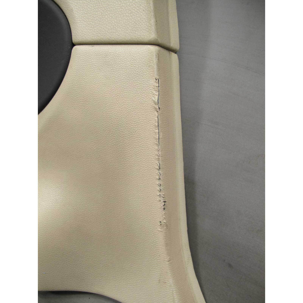 2006-2010 BMW E63 6-Series Coupe Rear Interior Trim Panels Cream Beige Leather