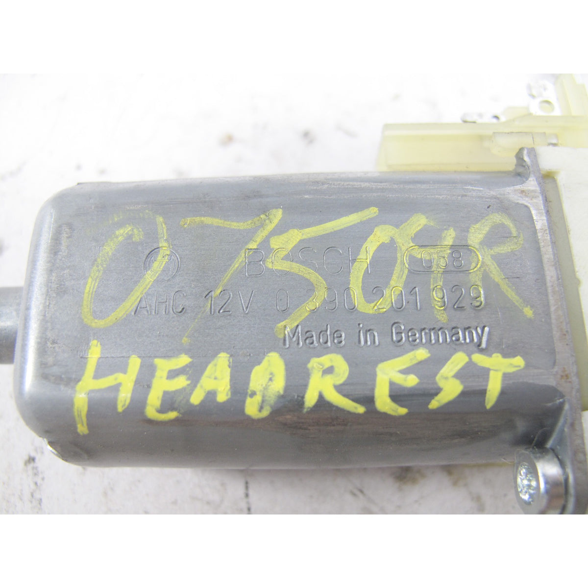 2000-2013 BMW E46 E9x E64 Convertible OEM Right Headrest Height Adjustment Motor