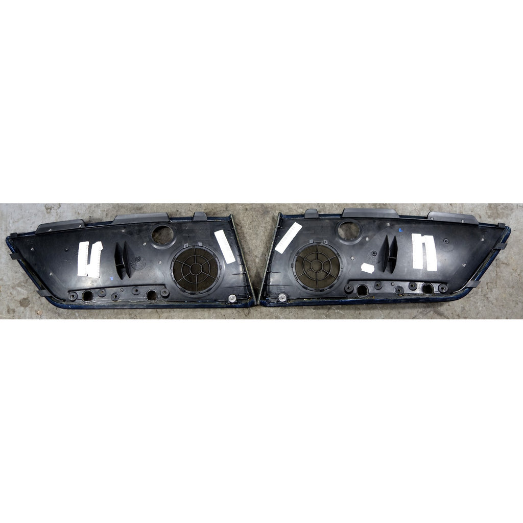 01-06 BMW E46 M3 Convertible Rear Lateral Interior Trim Insert Black Leather OEM