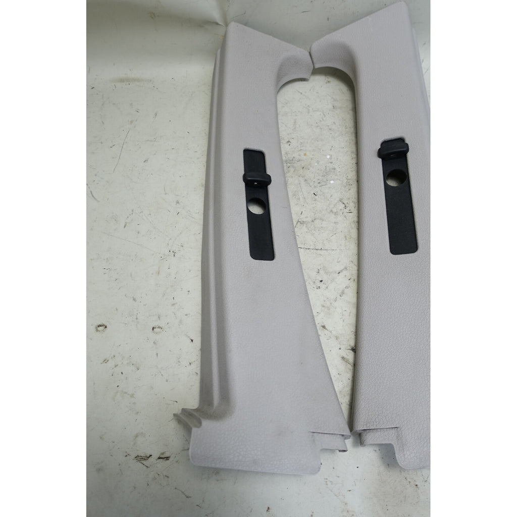 1995-1999 BMW E36 318ti Compact B- Pillar Column Interior Cover Pair Grey OEM