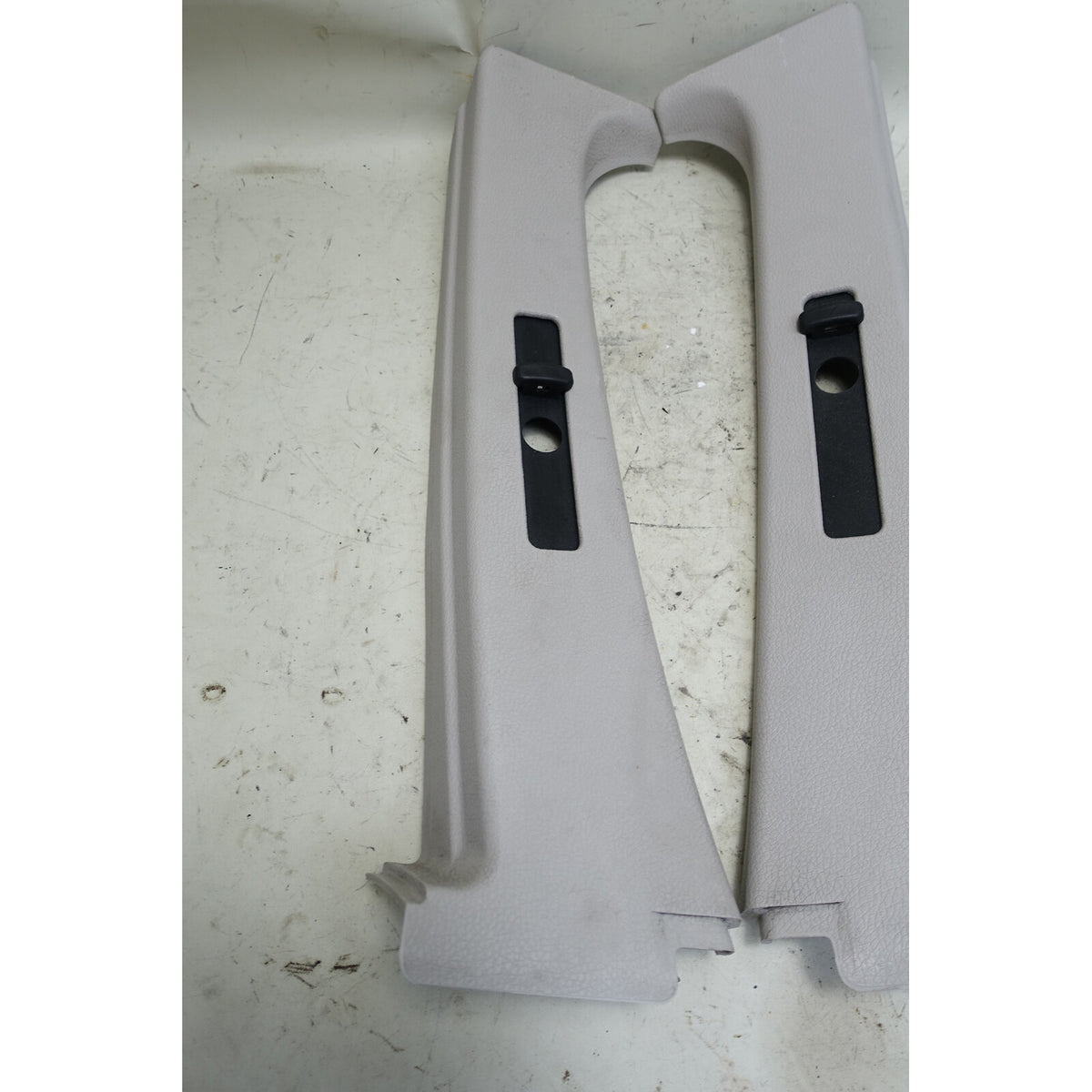 1995-1999 BMW E36 318ti Compact B- Pillar Column Interior Cover Pair Grey OEM