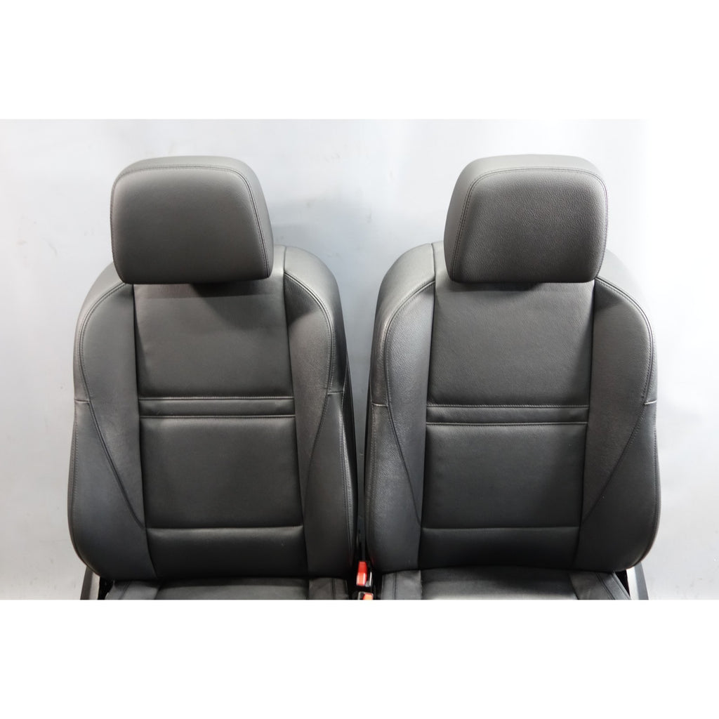 2007-2014 BMW E70 X5 E71 X6 Factory Front Sport Seat Pair Black Leather OEM