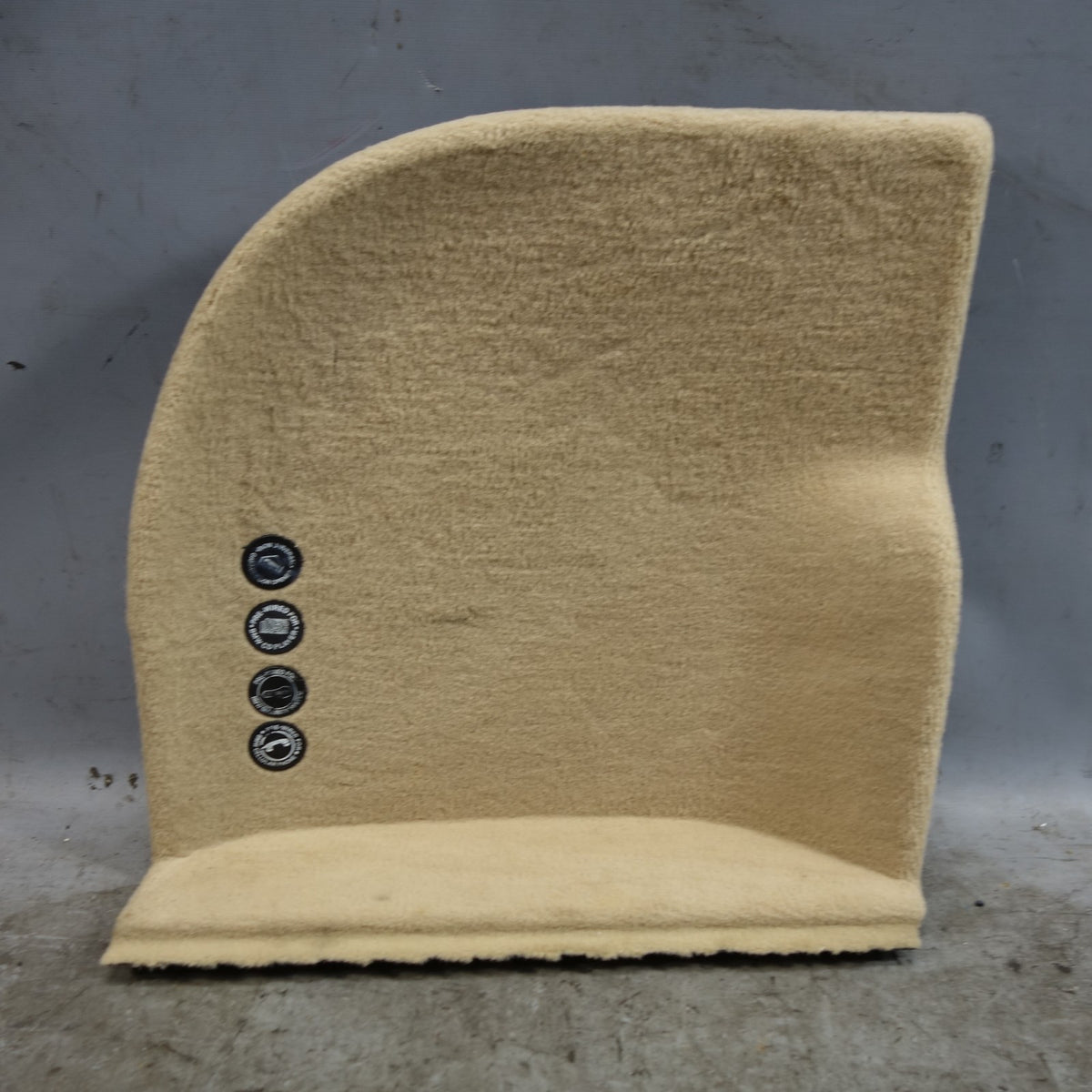 00-05 BMW E46 Touring Wagon Left Rear Trunk Side Trim Carpet Panel Beige OEM