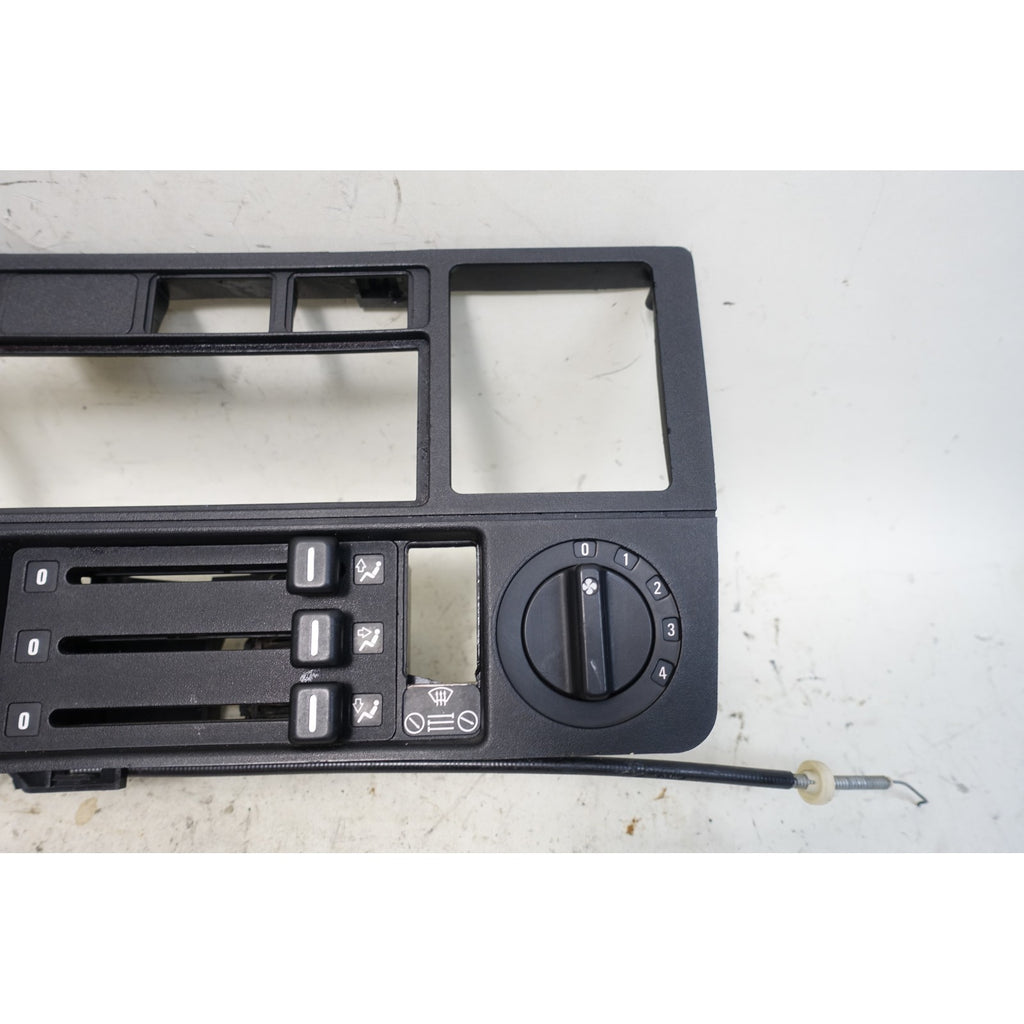 Damaged 1984-1991 BMW E30 Radio HVAC Climate Control Surround Trim Face Panel OE