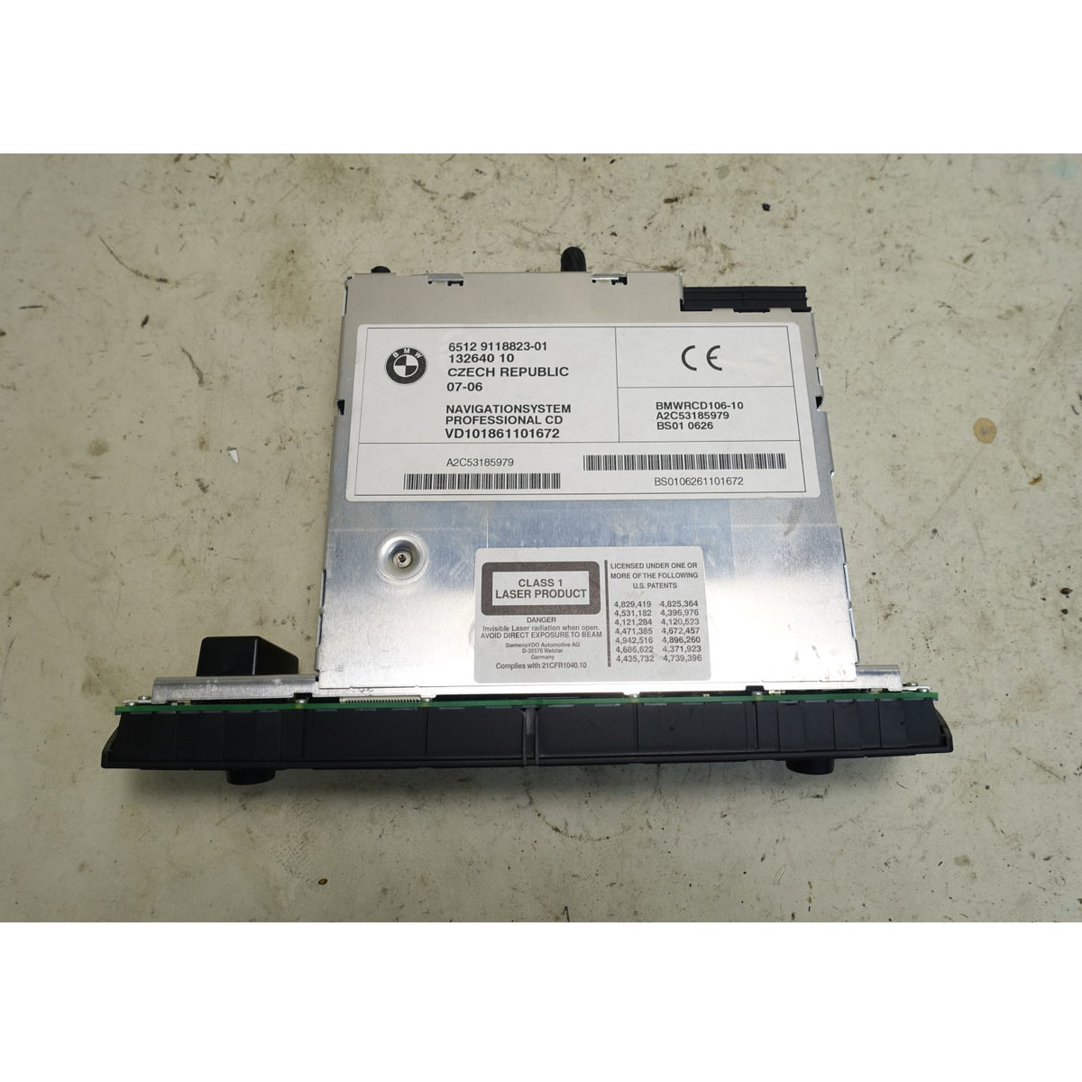 2005-2006 BMW X3 E83 CID CD Radio Head Unit Control Face Navigation Factory OEM