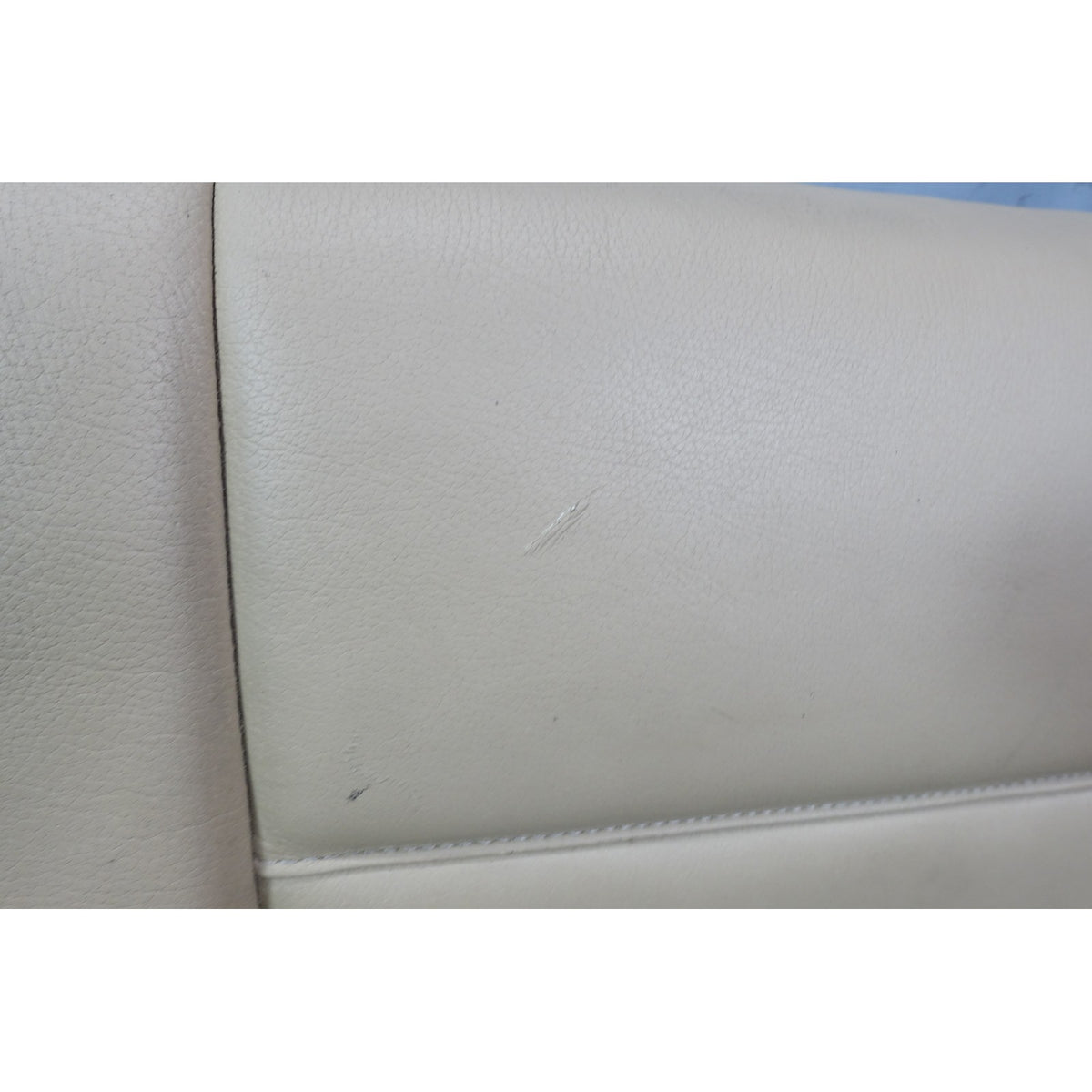 00-06 BMW E46 3-Series Coupe Rear Seat Bottom Bench Folding Beige Leather OEM