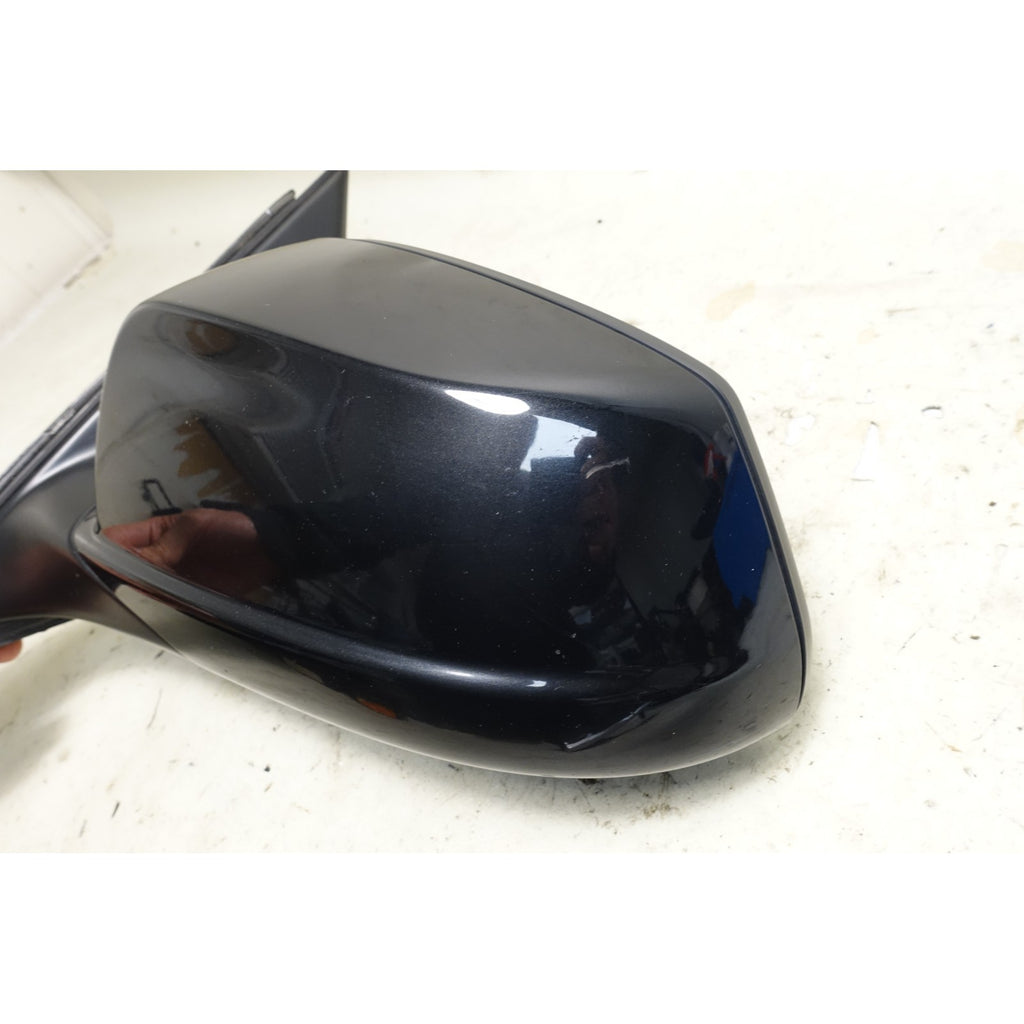 11-13 BMW F10 5-Series Left Power Fold Auto Dim Side Mirror Black Sapphire OEM